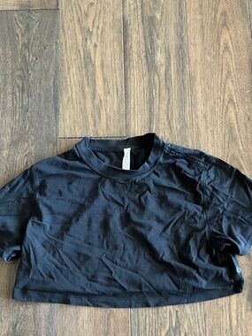 lululemon athletica Black Tee with Crew Neck